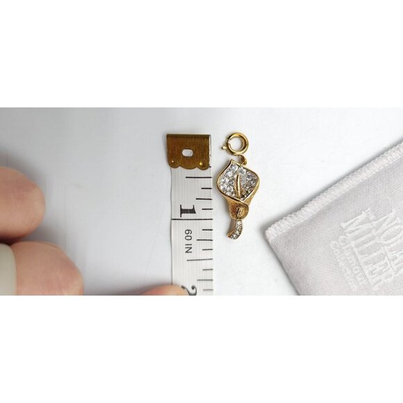 Nolan Miller Glamour Collection Calla Lily Gold-Tone Crystal Pendant - Picture 5 of 5